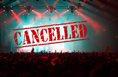Coronavirus konser kalabalığı nedeniyle iptal edildi