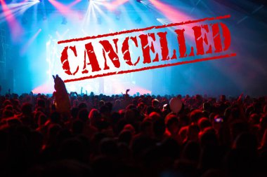 Coronavirus konser kalabalığı nedeniyle iptal edildi