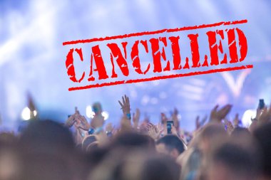 Coronavirus konser kalabalığı nedeniyle iptal edildi