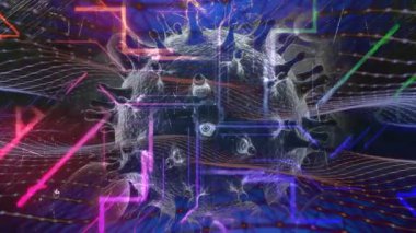 Coronavirus hücre soyut tıbbi geçmişi