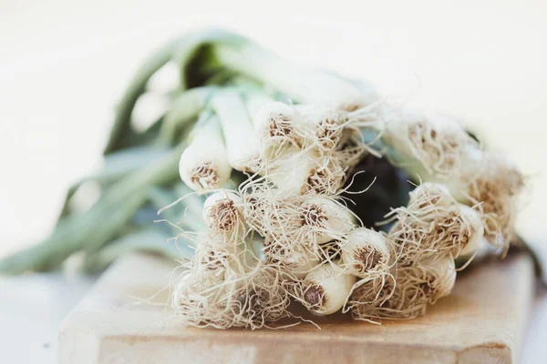 Υγιή Βιολογικά Λαχανικά Ξύλινο Φόντο — Φωτογραφία Αρχείου