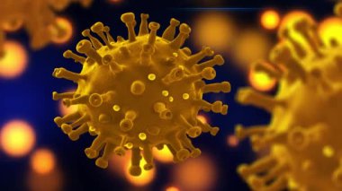 Coronavirüs salgını COVID-19 salgın tıbbi animasyon