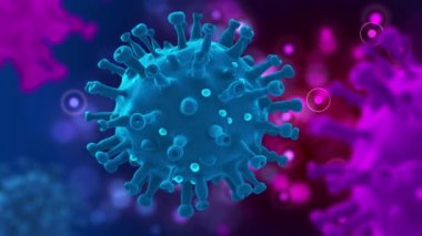 Coronavirüs salgını COVID-19 salgın tıbbi animasyon