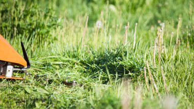  Profesyonel çim biçme makinesi.