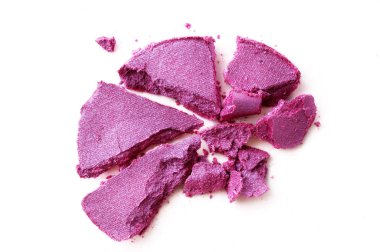 Göz farı Menekşe ezilmiş beyaz izole