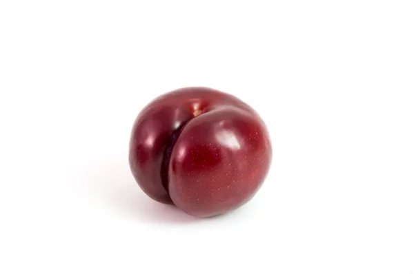 Plommon plommon frukt isolerad på vit — Stockfoto