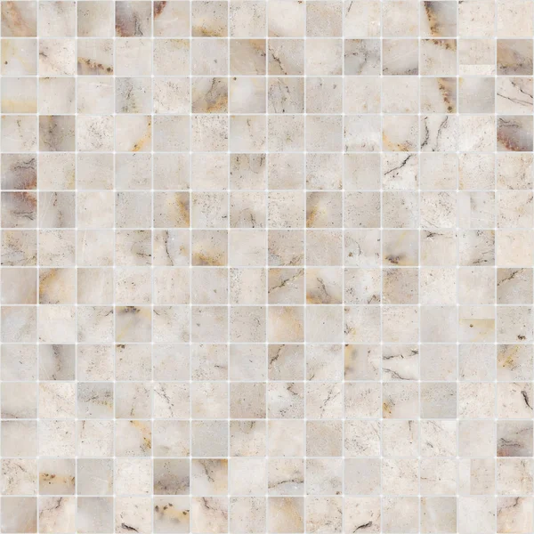 Sárga-fehér mozaik, márvány mozaik textúra varrat nélküli — Stock Fotó