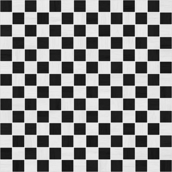 Czarno-białe checker drewniane płytki tekstura — Zdjęcie stockowe