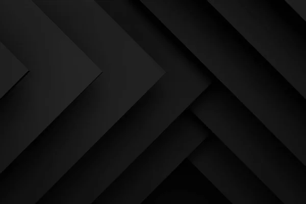 Capa negra diseño papel material fondo 3d render —  Fotos de Stock