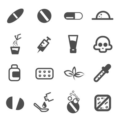 vektör tıp Icon set