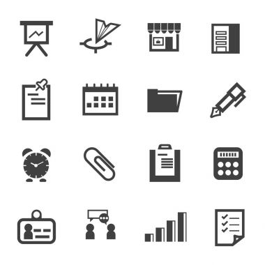 vektör iş Icon set 