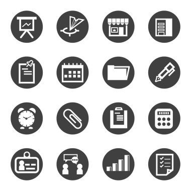 vektör iş Icon set