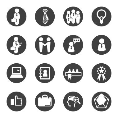 vektör iş adamı Icon set