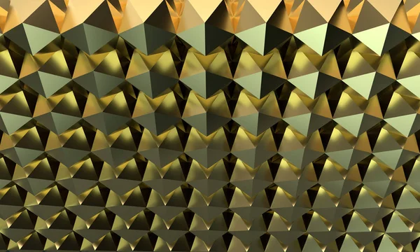 Gold elegante Geometrie Luxus abstrakte platonische Hintergrund 3d ren — Stockfoto