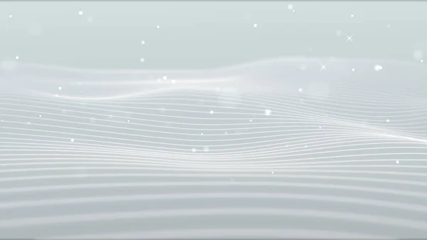 Açık beyaz dalga güzel parçacık arkaplan işi kurumsal dijital dalga parlak yüzey