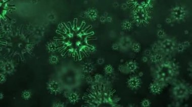 Coronavirus 2019 veya COVID-19 Corona virüsü bakteri sağlık geçmişi tehlikeli grip türü mikroskop virüsü