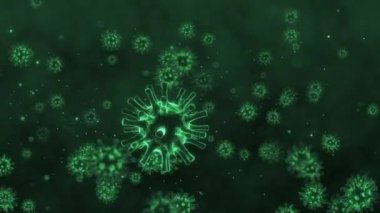 Coronavirus 2019 veya COVID-19 Corona virüsü bakteri sağlık geçmişi tehlikeli grip türü mikroskop virüsü