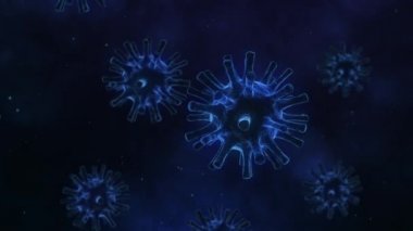 Coronavirus 2019 veya COVID-19 Corona virüsü bakteri sağlık geçmişi tehlikeli grip türü mikroskop virüsü