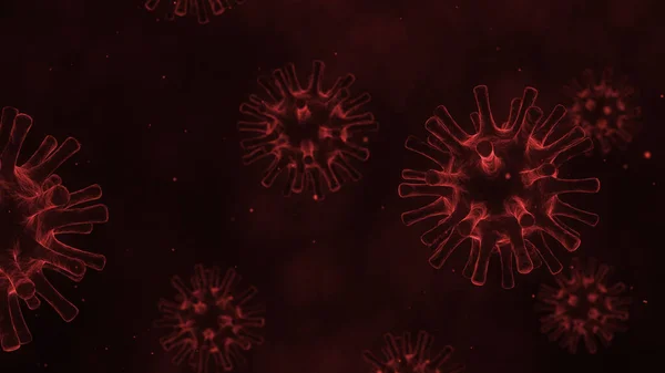 Coronavirus 2019 Covid Malattia Del Virus Della Corona Batteri Assistenza — Foto Stock