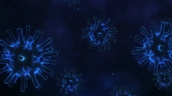 Coronavirus 2019 Covid Corona Virus Disease Bacteria Medical Health Care — стокове фото