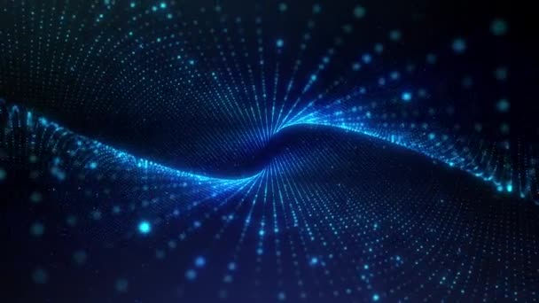 abstrait belle technologie particule grille arrière-plan tête haute affichage et élément Interface utilisateur 