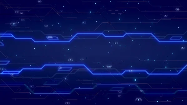 Soyut teknoloji arka planı HUD grafik kullanıcı arayüzü devre kartı modern stili