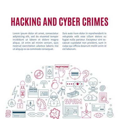 Vektör şablonu ile kesmek ve siber suçlar kutsal kişilerin resmi