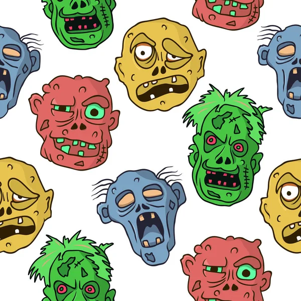 Zombi şirin seamless modeli