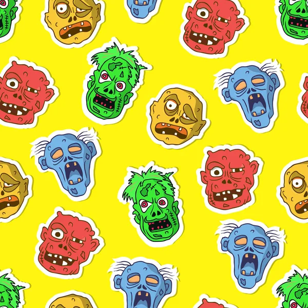 Zombi şirin seamless modeli