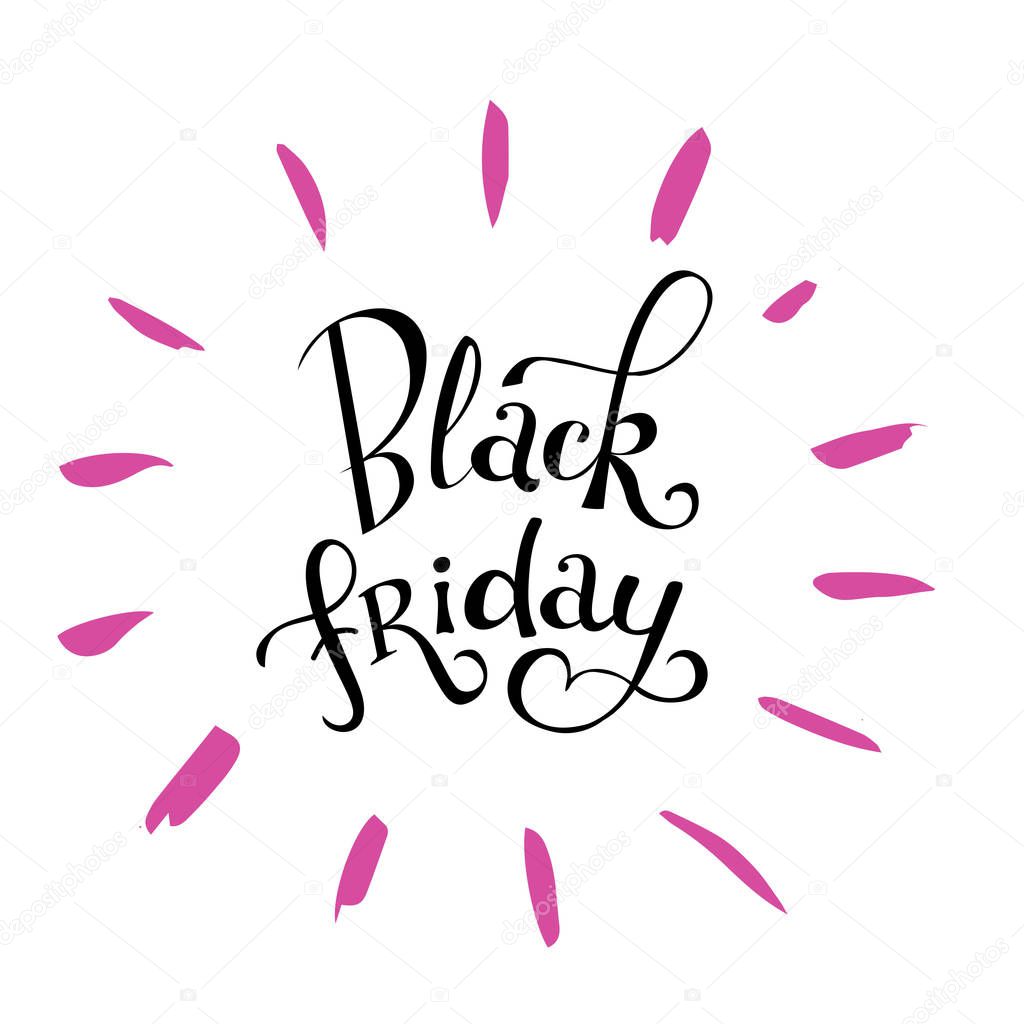 Citation de maininscription pour le Black Friday