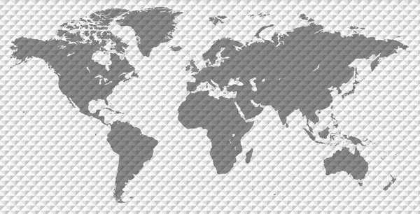 Vector entrelazado, rayas de papel patrón encuadernado fondo similar. Monocromo Worldmap Plantilla en blanco maravillosa Hermosa ilustración del mapa del mundo . — Archivo Imágenes Vectoriales