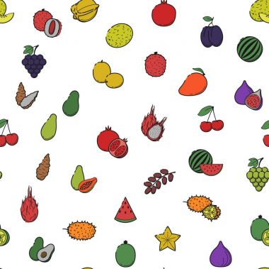 Dikişsiz desen doku kumaş şirin Yazdır: anahat düz renk ben