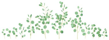 Vektör desen davetiyeli yeşil tropikal palmiye yaprakları ben