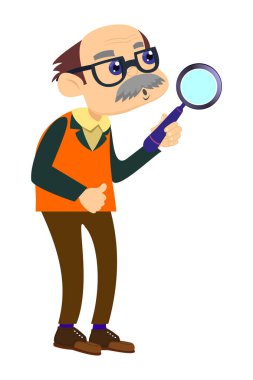 Büyükbaba. Yaşlı bir adam.