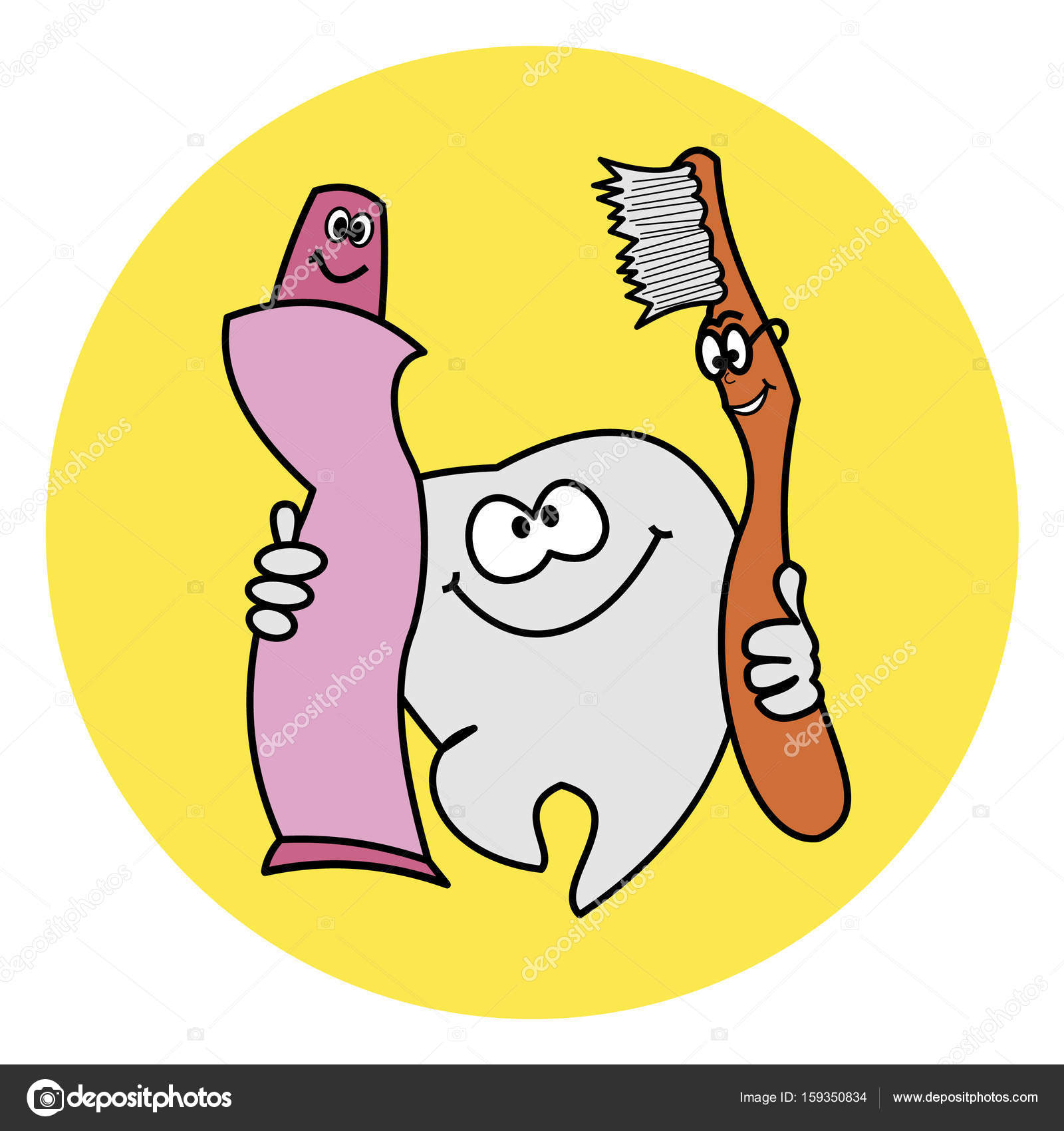 Dente spazzolino da denti e dentifricio Odontoiatria per bambini L igiene orale