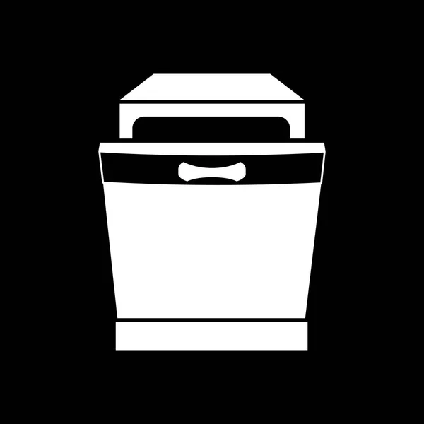 Dishwasher. Icon. Vector illustration. — Stock Vector