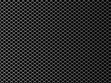 Tel örgü. Vektör çizim siyah arka plan üzerine.