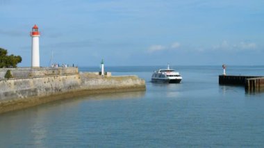 St Martin köyünde deniz feneri