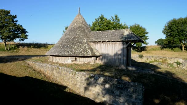 Brouage, vestingstadje — Stockvideo