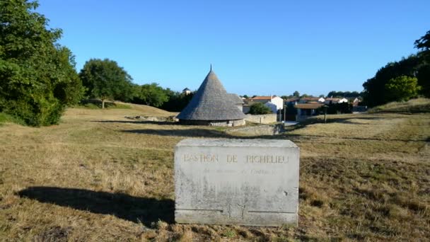 Brouage, fortified town — Stock Video