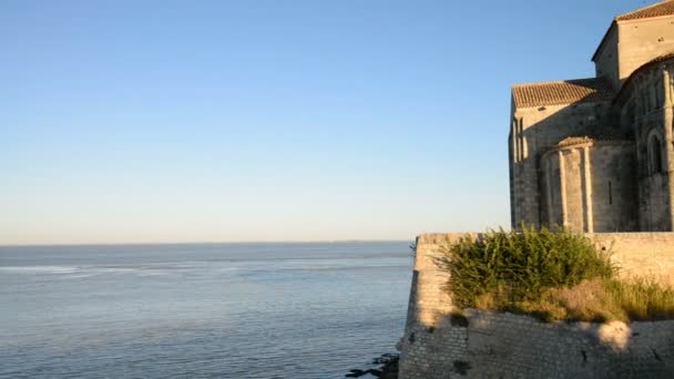 Sainte-Radegonde medieval Church — 图库视频影像