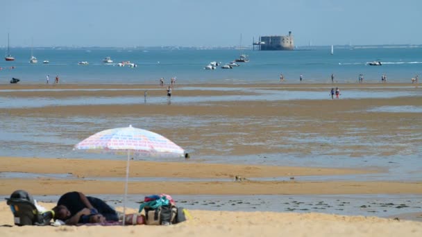 Exterior del fuerte Boyard en la Francia — Vídeos de Stock