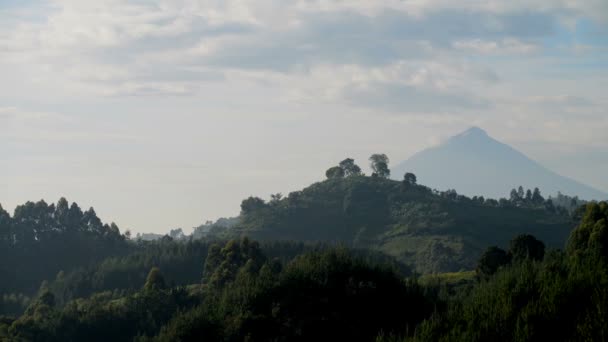 Mount Muhavura in southern Uganda — Stock Video