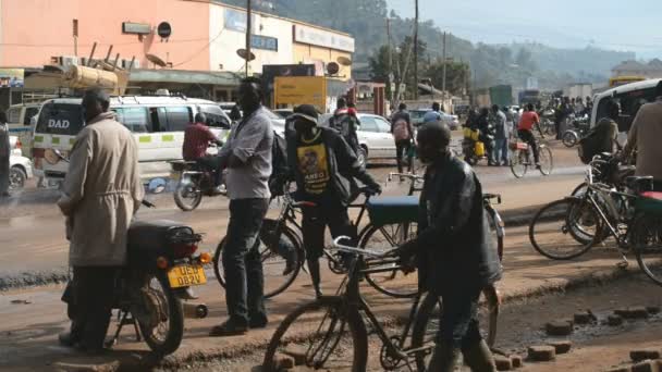 Ulicy sceny w Kabale, Uganda — Wideo stockowe