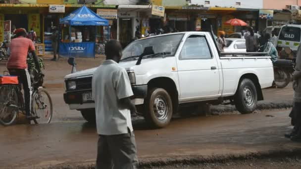 काबळे, युगांडा मध्ये रस्त्यावर देखावा — स्टॉक व्हिडिओ