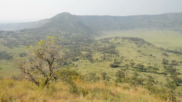 Katwe Explosión con el rastro de cráteres — Vídeo de stock