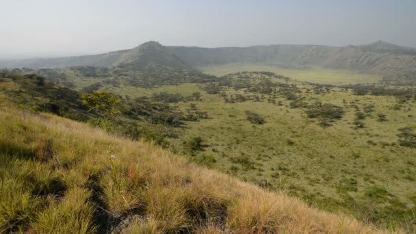 Cráteres de explosión de Katwe trail — Vídeo de stock