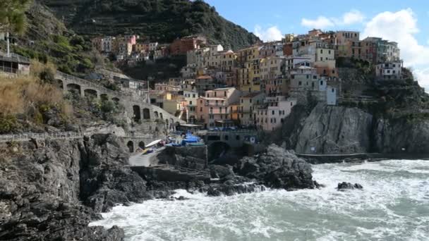 Monterosso Al Mare Liguria Cinque Terre bölgesinde — Stok video