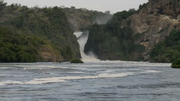 Murchison Falls em Uganda — Vídeo de Stock