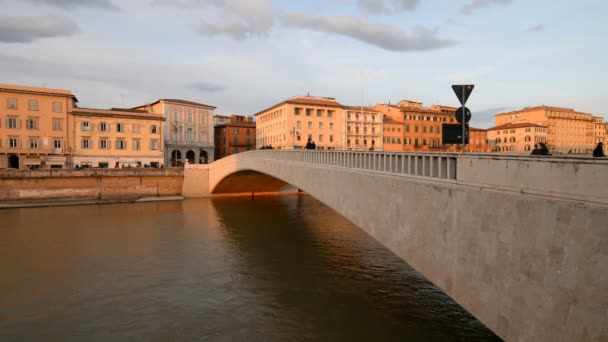  Ponte di Mezzo bridge over Arno river in the Pisa
